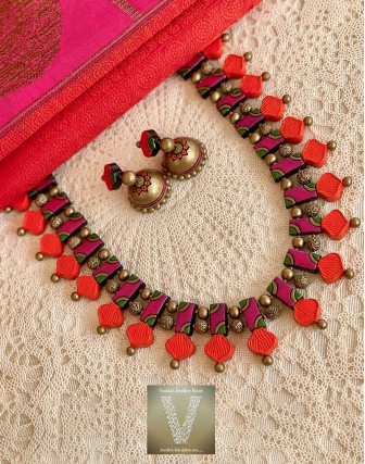 Terracotta jewellery-VTCJ-07