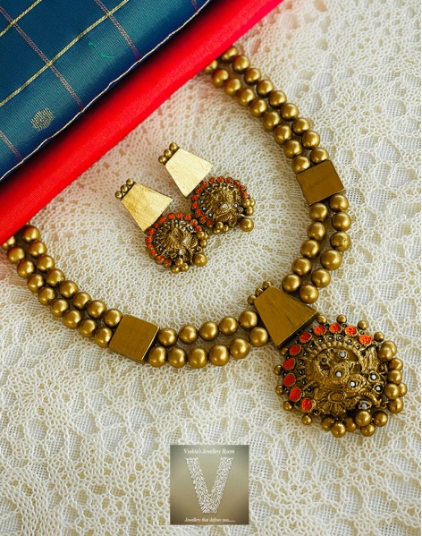 Terracotta jewellery-VTCJ-12