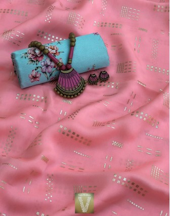 Chiffon saree-VCFS-859
