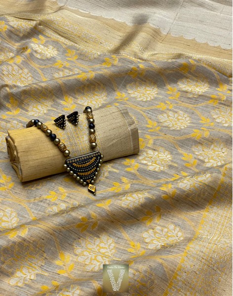 Chanderi silk cotton-VCHD-1051