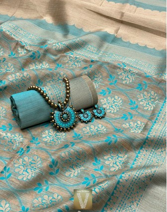 Chanderi silk cotton-VCHD-1052