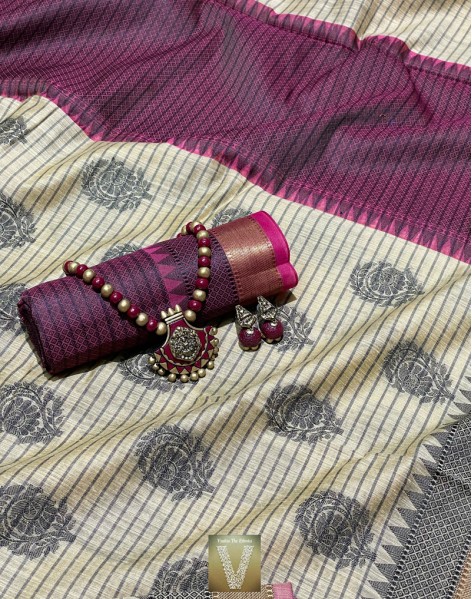 Chanderi silk -VCHS-1603
