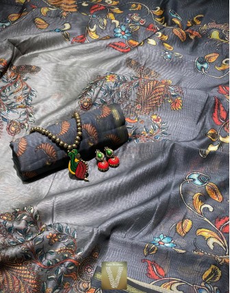 Chanderi silk cotton-VCSC-1537