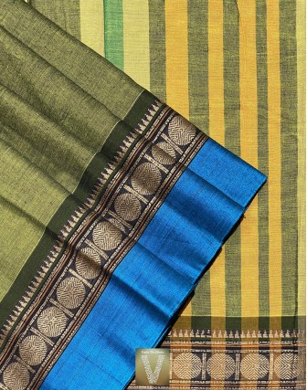 Handloom cotton saree-VHSS-1612
