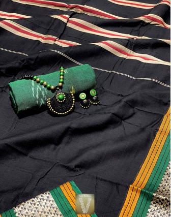 Handloom cotton saree-VHSS-1616