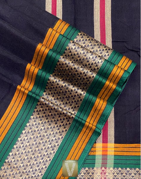 Handloom cotton saree-VHSS-1616