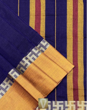 Handloom cotton saree-VHSS-1617