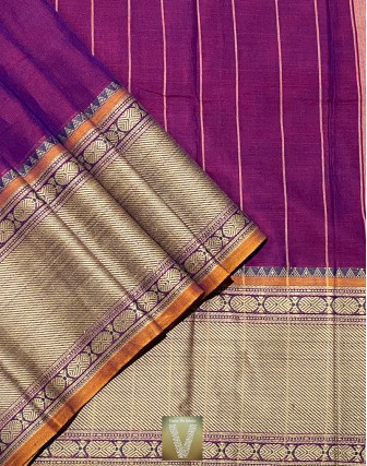 Handloom cotton saree-VHSS-1618
