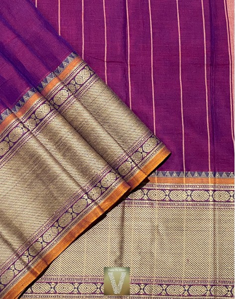 Handloom cotton saree-VHSS-1618