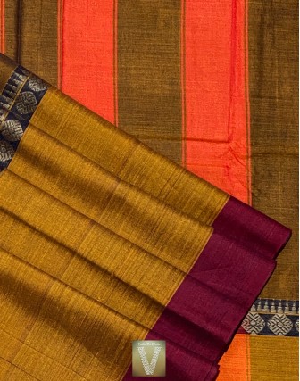 Handloom cotton saree-VHSS-1619