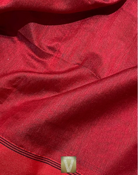 Dull gold jute silk saree-VJSS-1486