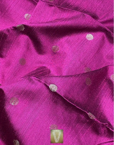 Mustard jute silk saree -VJSS-1505