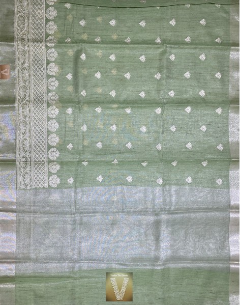 Jute Kota tissue saree -VKJT-1420