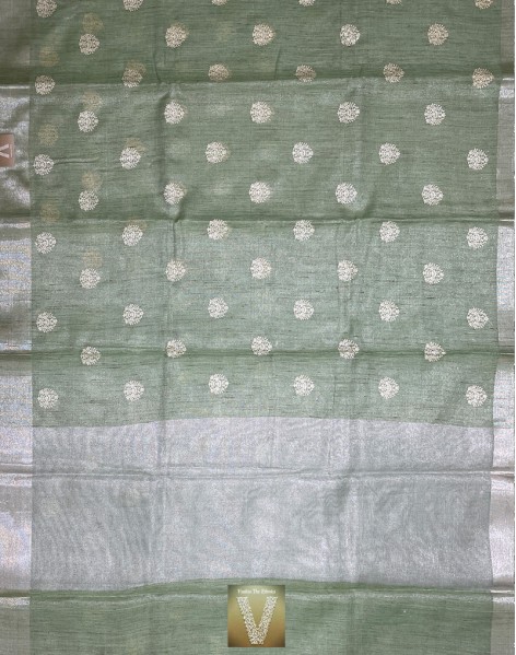 Jute Kota tissue saree -VKJT-834