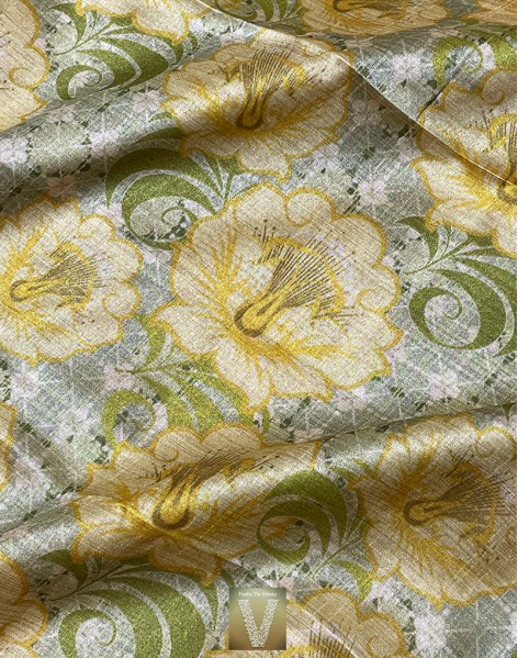 Linen tissue saree-VLNT-1166