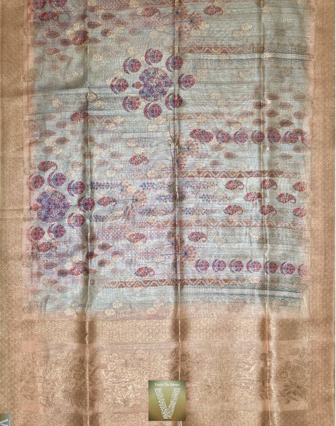 Linen silk saree-VLNS-1400