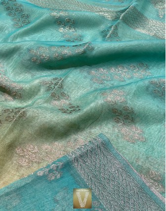 Linen silk saree-VLNS-1402