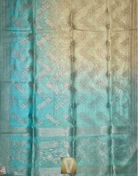 Linen silk saree-VLNS-1402