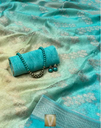 Linen silk saree-VLNS-1402