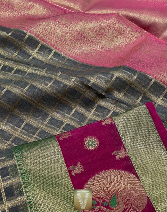 Organza sarees-VOGS-1395