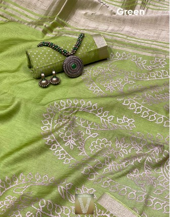 Silk cotton sarees-VSCS-1124