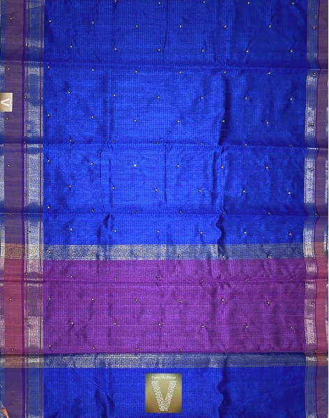 Semi Raw silk sarees-VSRW-1305