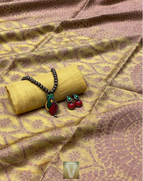 Chanderi silk cotton-VCHD-1348