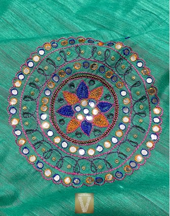 Semi tussar sarees-VSTS-1075