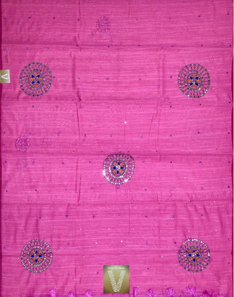 Semi tussar sarees-VSTS-1077