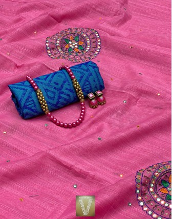 Semi tussar sarees-VSTS-1078