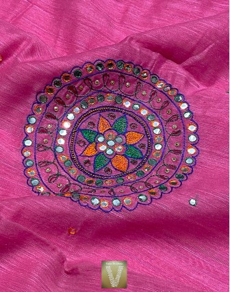 Semi tussar sarees-VSTS-1078