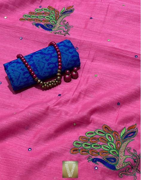 Semi tussar sarees-VSTS-1079