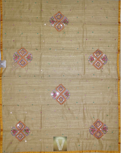 Semi tussar sarees-VSTS-1081