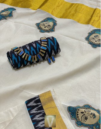 Traditional Kerala saree -VTKS-03