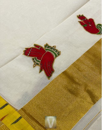 Traditional Kerala saree -VTKS-07