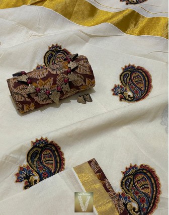Traditional Kerala saree -VTKS-08
