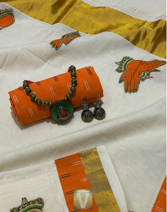 Traditional Kerala saree -VTKS-09